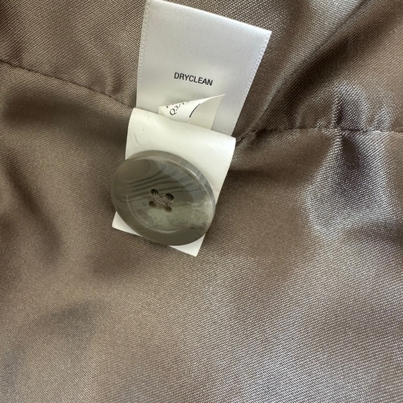 Merona grayish taupe wool pea coat women’s size medium EUC! - Picture 4 of 8